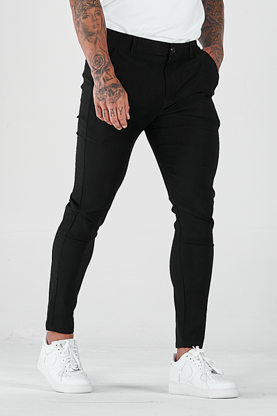 THE AVANI TROUSERS - BLACK - ICON. AMSTERDAM