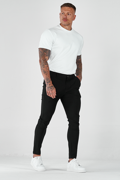 THE AVANI TROUSERS - BLACK - ICON. AMSTERDAM