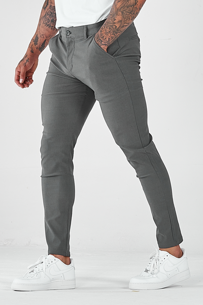 THE AVANI TROUSERS - GREY - ICON. AMSTERDAM