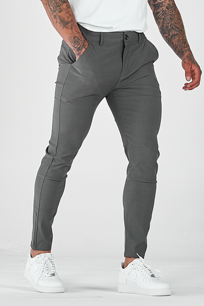 THE AVANI TROUSERS - GREY - ICON. AMSTERDAM