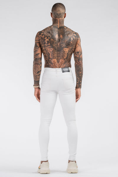 THE SAVAGE JEANS - WHITE - ICON. AMSTERDAM