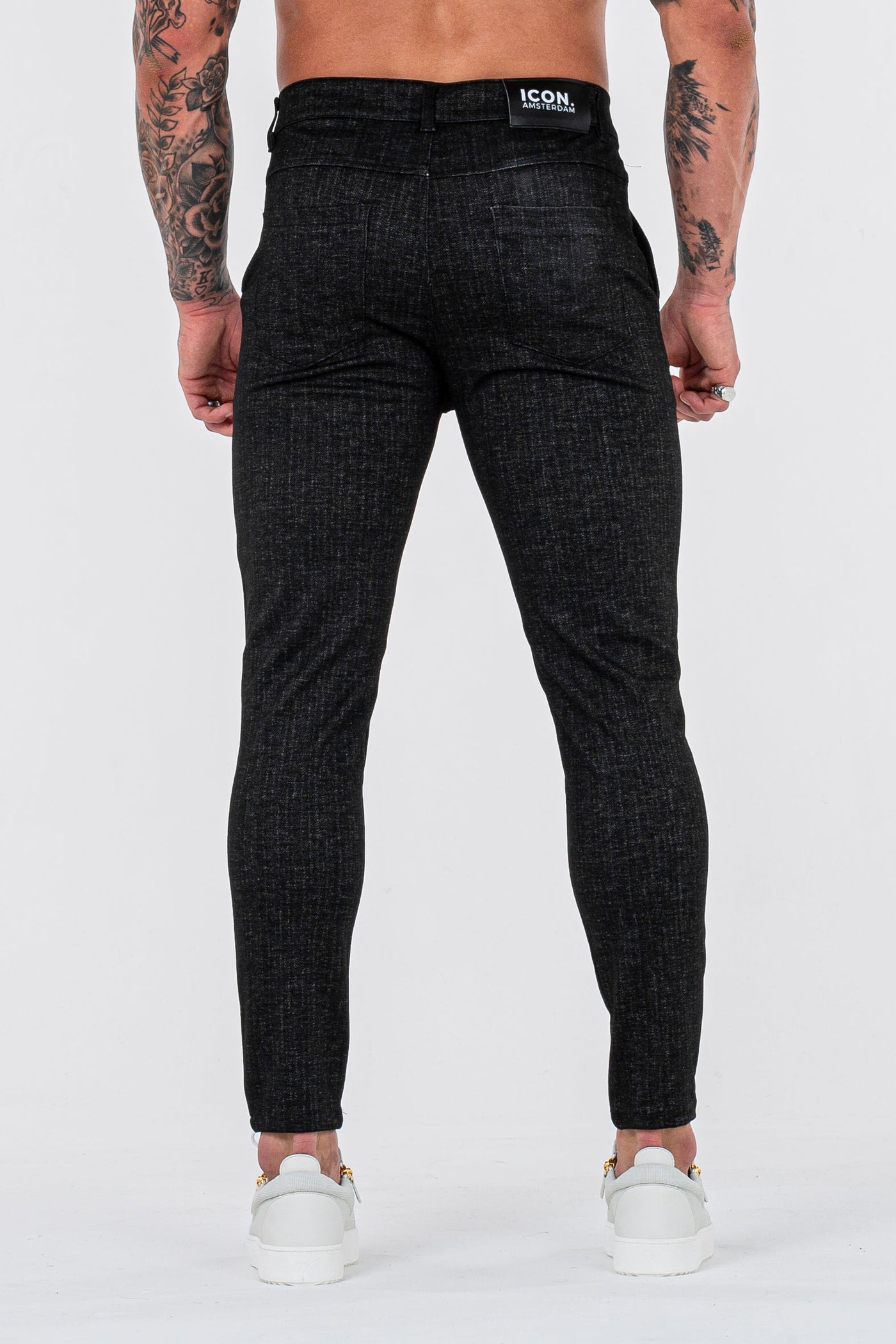 THE NAXO TROUSERS - BLACK - ICON. AMSTERDAM