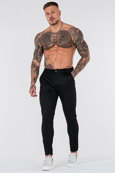 THE NAXO TROUSERS - BLACK - ICON. AMSTERDAM