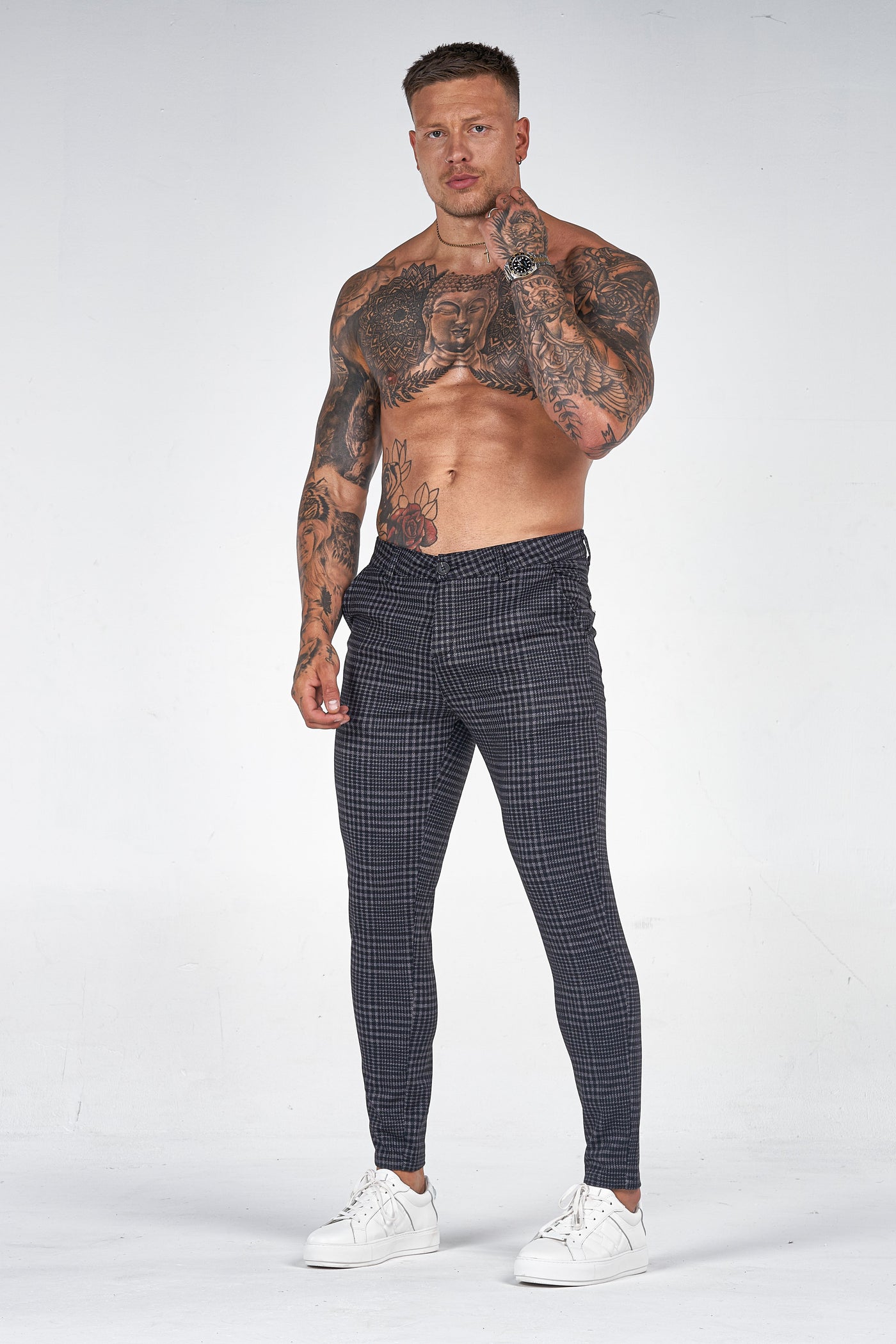 THE ANTONIO TROUSERS - BLACK - ICON. AMSTERDAM