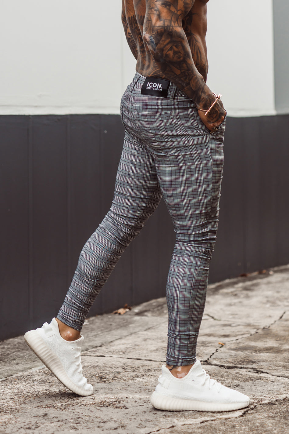 THE LATO TROUSERS - GREY - ICON. AMSTERDAM