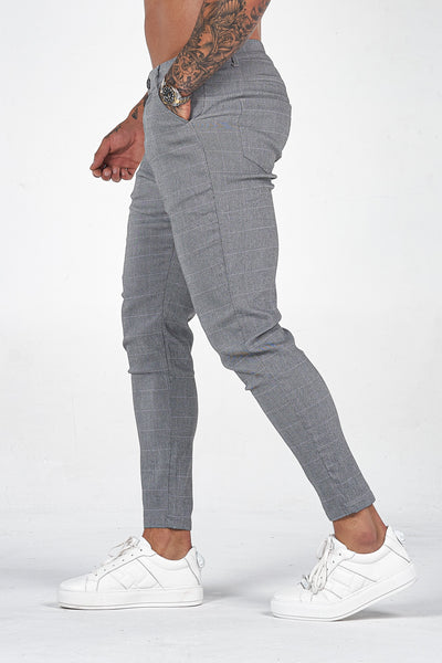 THE SIENA TROUSERS - GREY - ICON. AMSTERDAM