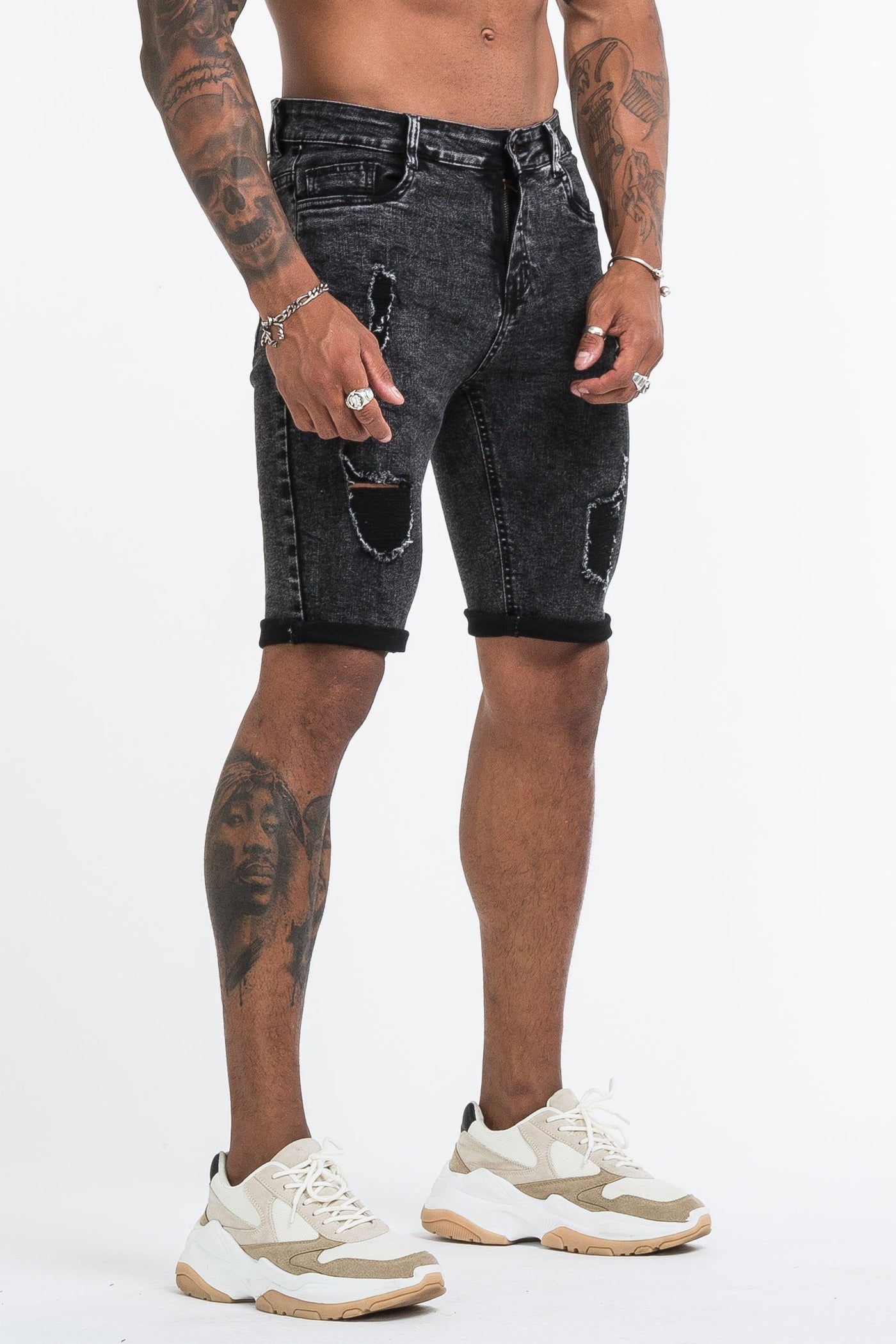 THE MEDUSA 2.0 SHORTS - GREY - ICON. AMSTERDAM