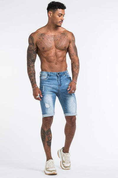 THE MEDUSA SHORTS - LIGHT BLUE - ICON. AMSTERDAM