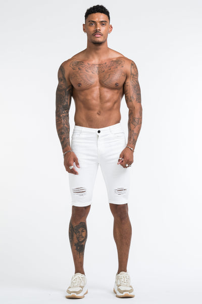 THE SAINT 2.0 SHORTS - WHITE - ICON. AMSTERDAM