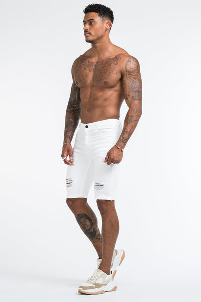 THE SAINT 2.0 SHORTS - WHITE - ICON. AMSTERDAM