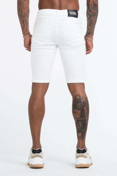 THE SAINT 2.0 SHORTS - WHITE - ICON. AMSTERDAM