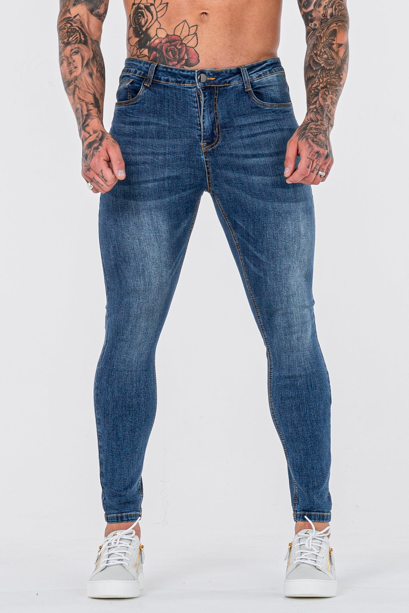 THE LORENZO JEANS - DARK BLUE - ICON. AMSTERDAM