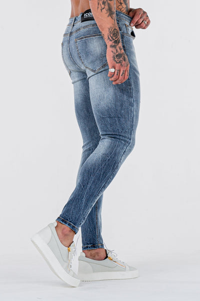 THE GATO JEANS - STEEL BLUE - ICON. AMSTERDAM