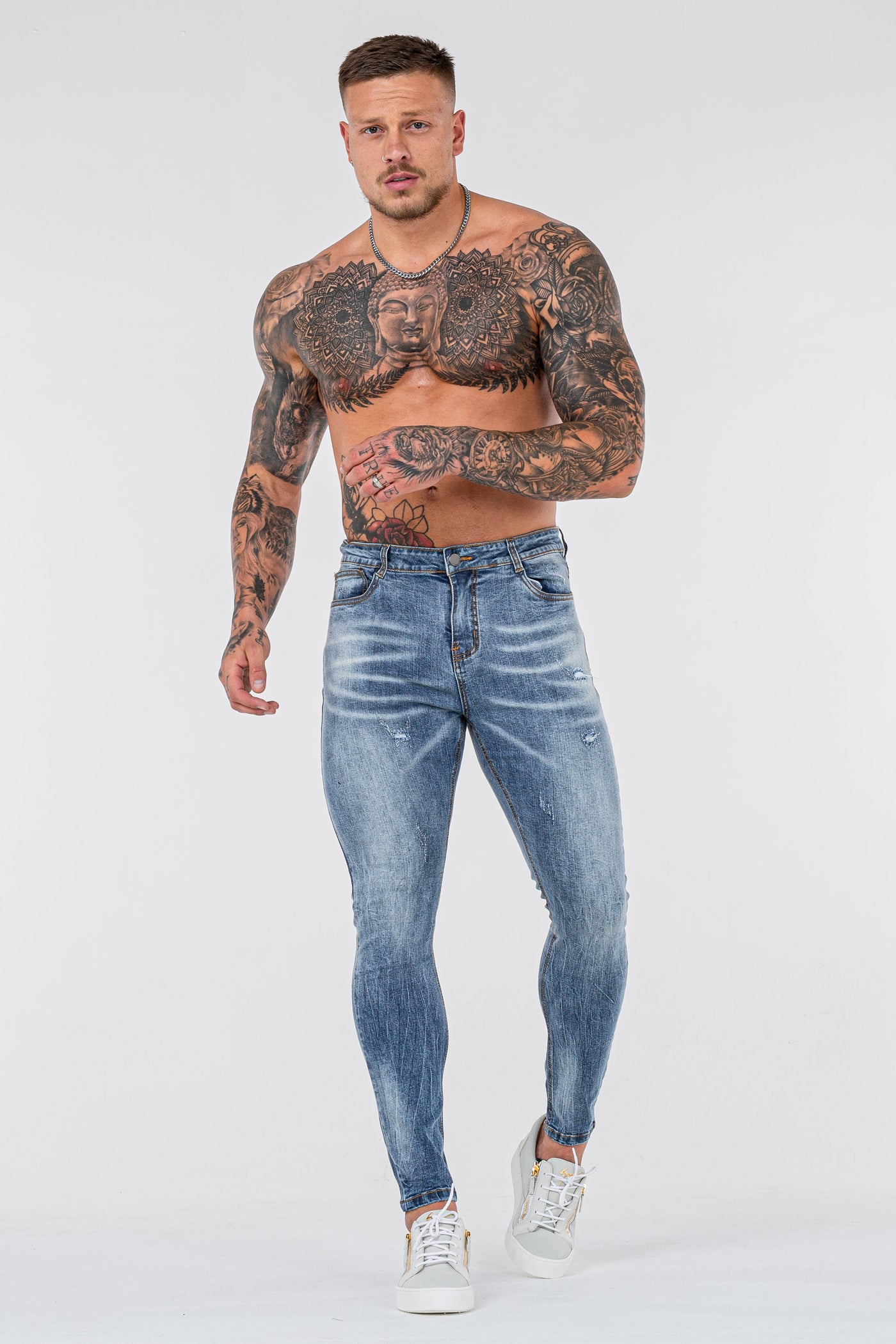 THE GATO JEANS - STEEL BLUE - ICON. AMSTERDAM