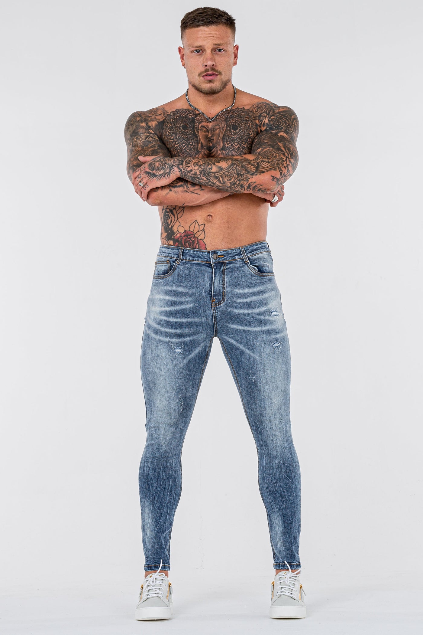 THE GATO JEANS - STEEL BLUE - ICON. AMSTERDAM