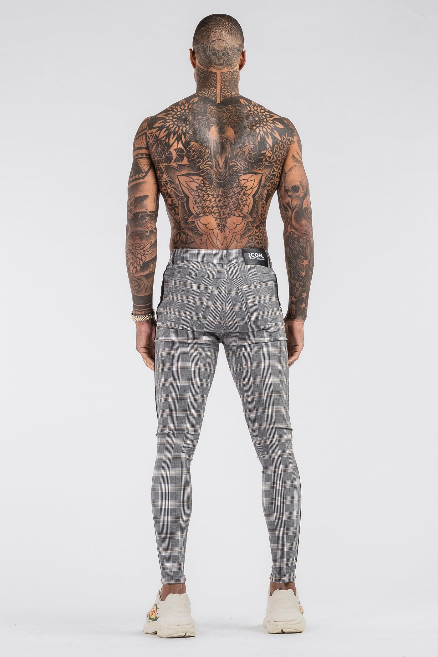 THE VIERA 2.0 TROUSERS - GREY/BLACK - ICON. AMSTERDAM