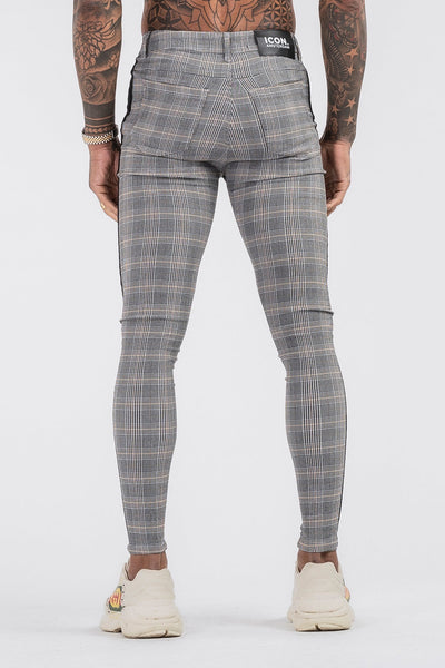 THE VIERA 2.0 TROUSERS - GREY/BLACK - ICON. AMSTERDAM