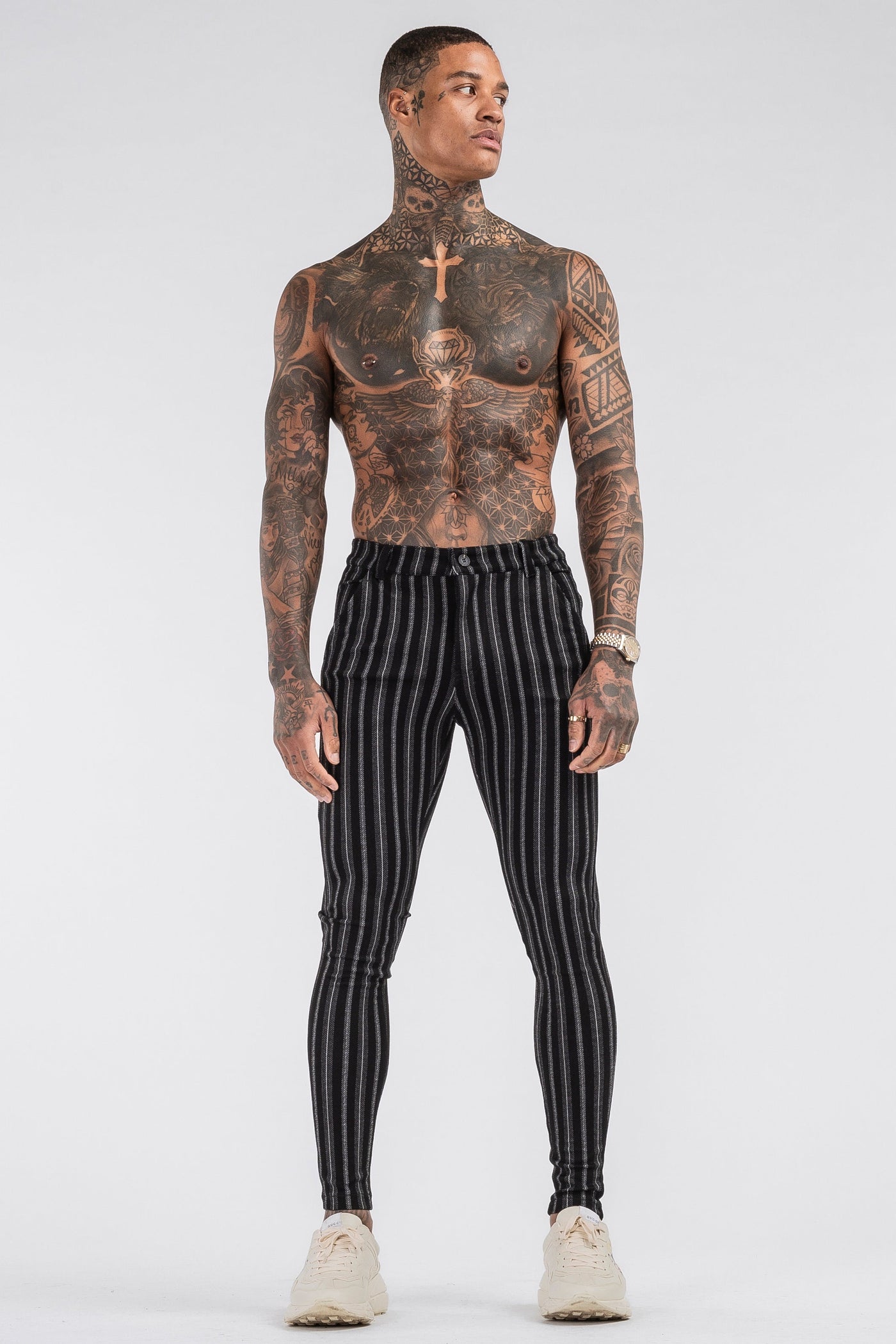 THE ALEC TROUSERS - BLACK - ICON. AMSTERDAM