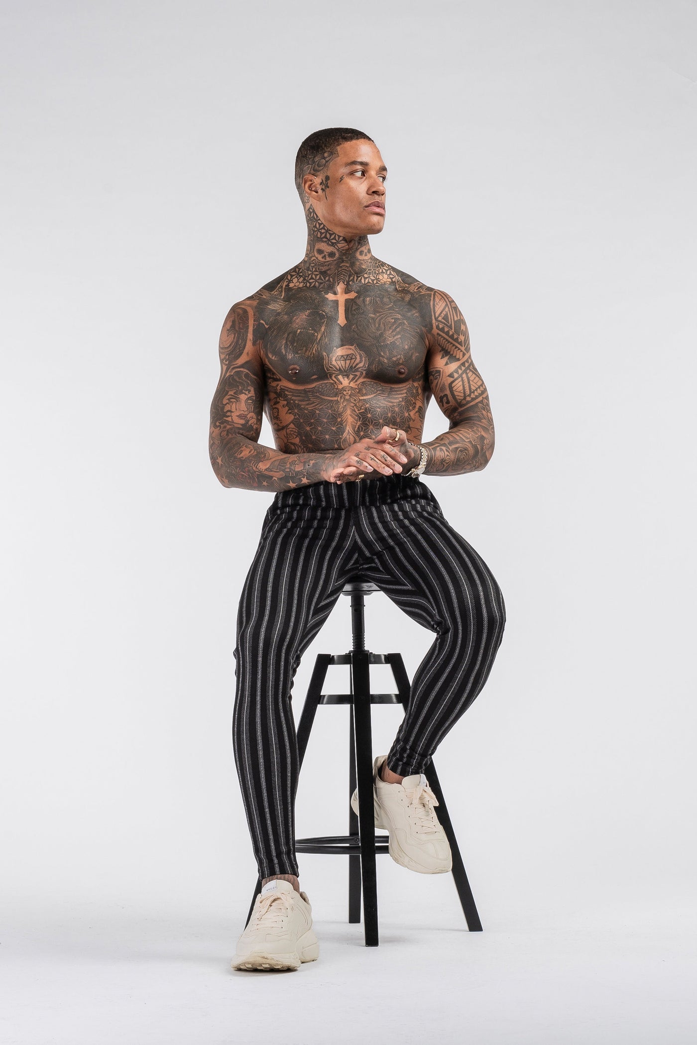 THE ALEC TROUSERS - BLACK - ICON. AMSTERDAM