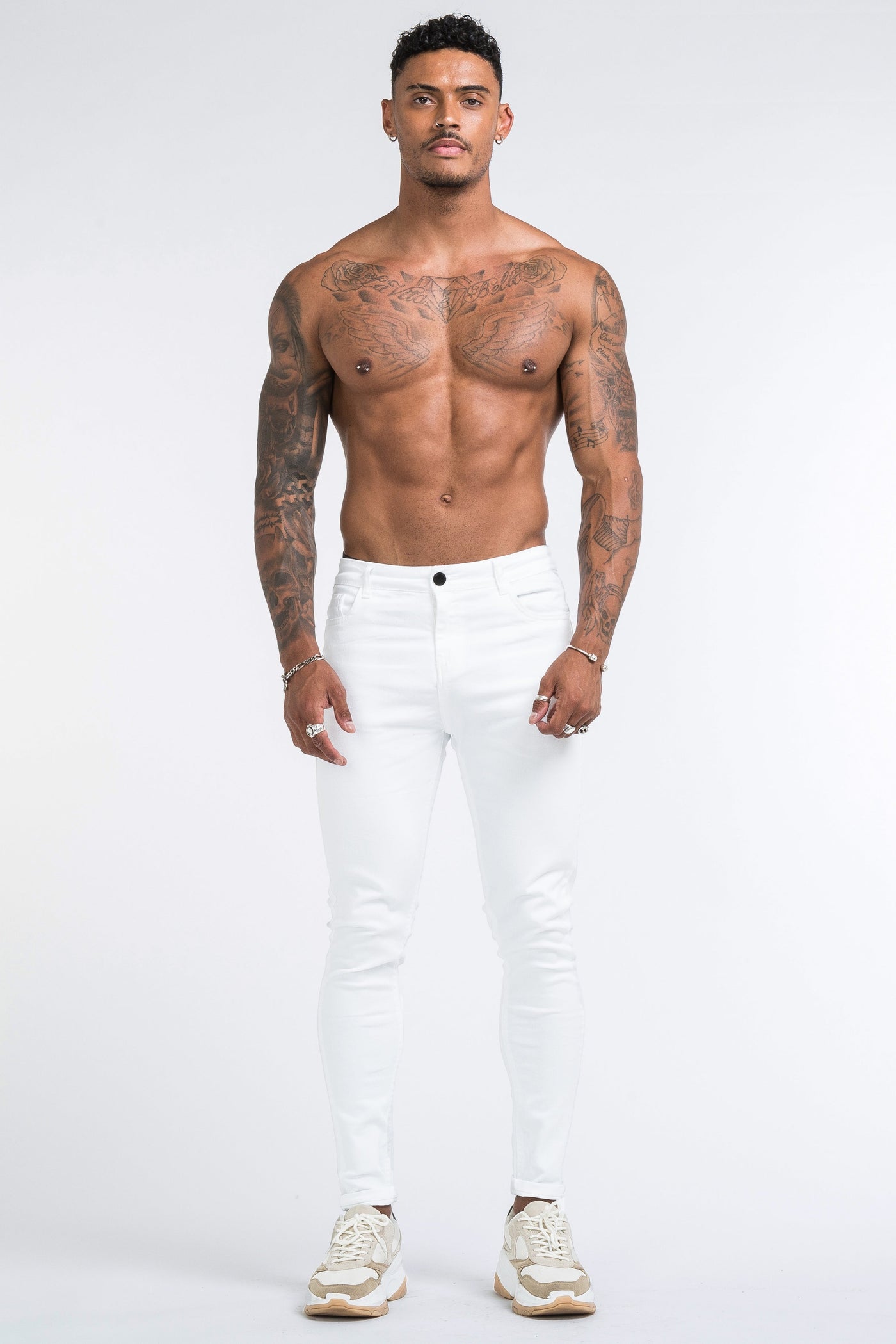 THE LORENZO JEANS - WHITE - ICON. AMSTERDAM