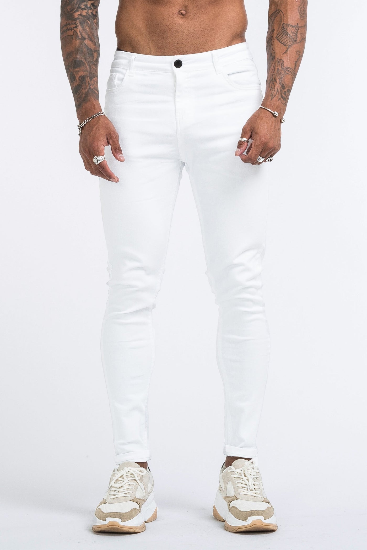 THE LORENZO JEANS - WHITE - ICON. AMSTERDAM